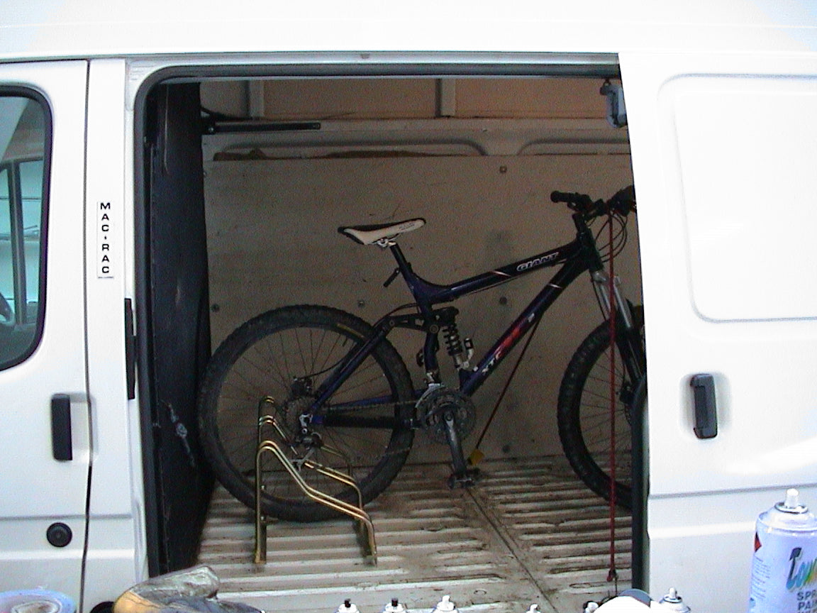 BIKE RACKS IN A VAN