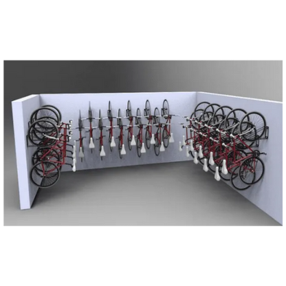 Wall Mounted Bicycle Holder (6 Bikes)